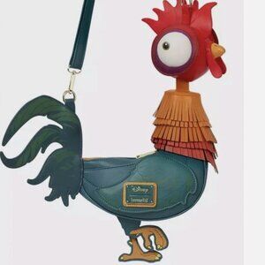 NWT Loungefly Disney Hei Hei Moana Chicken Figural Crossbody Bag Purse